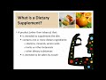 dietary supplement practicum 1 of 21 what ods does u0026 an overview of dietary supplement use