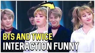 Funny Moments Interactions Between BTS And Twice