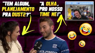 GAU E APOKA QUASE PASSA MAL COM ENTREVISTA KKKKKKK