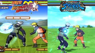 Naruto Storm Connections VS Naruto Ultimate Ninja 5 | All Jutsu Comparison