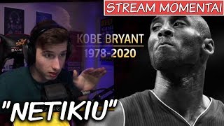 Reakcija išgirdus apie Kobe nelaimę (kelios minutės po įvykio) [Stream Momentai]