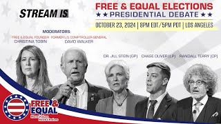 Free \u0026 Equal 2024 Presidential Debate: The Voices America Needs to Hear