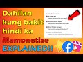 DAHILAN KUNG BAKIT HINDI KA MAMONETIZE SA FACEBOOK | PARTNER & CONTENT MONETIZATION POLICY EXPLAINED