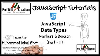 JavaScript Datatypes Numbers and Boolean Part II