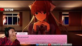 IShowSpeed Plays Doki Doki Literature Club and Gets His Computer HACKED!