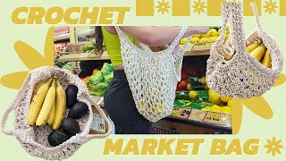 Crochet Market Bag! A very practical summer project 🏖️🌞🕶️