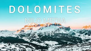 SKIING THE BEAUTIFUL DOLOMITES | 4k NILO MEDIA