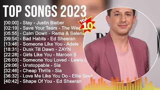 Top Songs 2023 🎶 Bruno Mars, The Weeknd, Charlie Puth, Clean Bandit, Maroon 5, Miley Cyrus