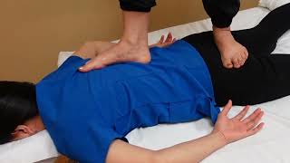 Thai Combination Massage - Back Walking, Acupressure, and Thai Massage