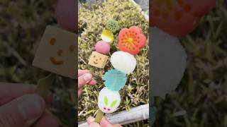 お顔とうさぎのお団子がめっちゃかわいい！🍡🐰#京都グルメ