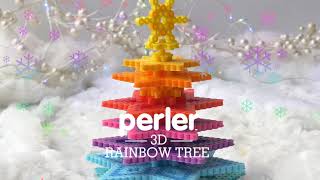 Perler 3D Rainbow Tree