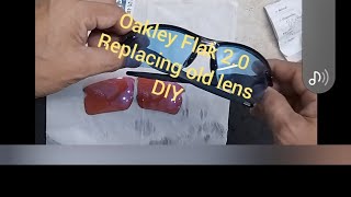 Oakley Flak 2.0 Replacing Old lens DIY