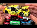 box full of model cars ferrari car lamborghini car jeep car bmw car tesla car bugatti car audi