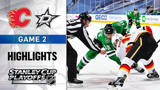 NHL Highlights | First Round, Gm2 Flames @ Stars - Aug. 13, 2020