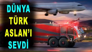 Lion fire trucks protect the planes - Lion Class Arff - Volkan Fire Fighting Vehicles - Lion 8x8