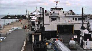 HSC Manannan ferry arriving Douglas Harbour,Isle of Man