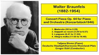 Walter Braunfels (1882-1954) - Concert Piece Op. 64 for Piano and Orchestra (Konzertstück1946)