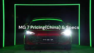 The New 2023 MG7, Priced to Impress #mg7 #mg