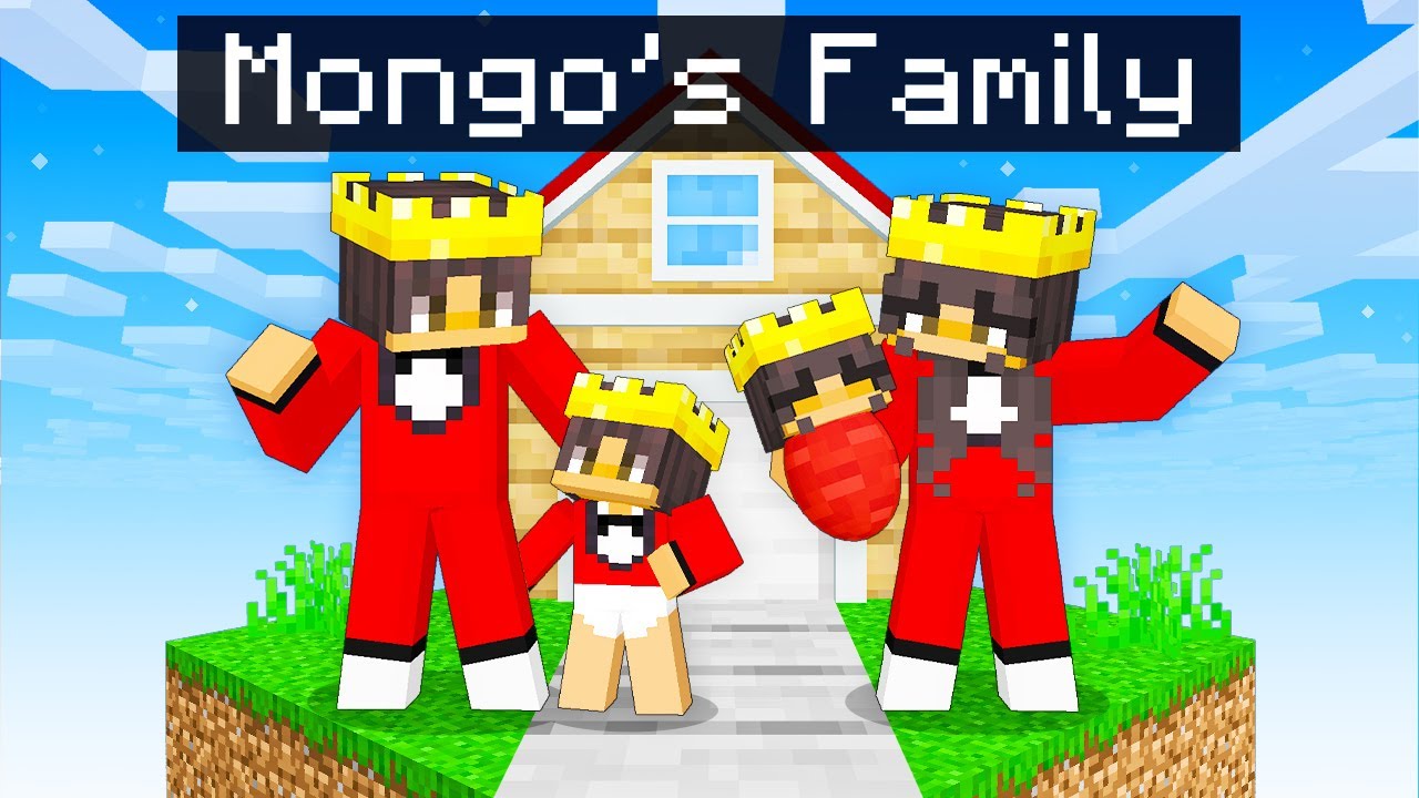 Having A Mongo Family In Minecraft Youtube