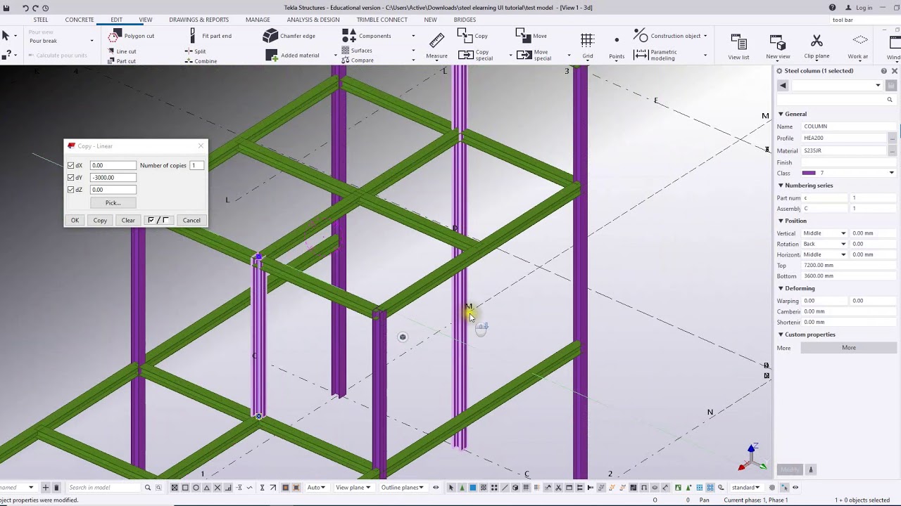 Learning Tekla Structures Made Easy By Cognitio - YouTube