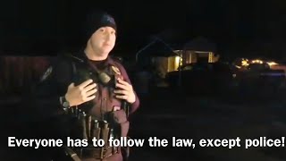 Police arrest photographer for no light on bicycle. Visalia PD