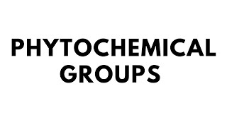 Phytochemical groups| Types And Examples| Alkaloids