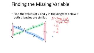 Using Scale Factor Finding the Missing Variable