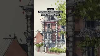The Photo vs the Sketch: Architectural Drawing with Albert Kiefer (Link in BIO) #shorts | Domestika