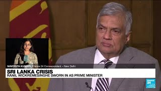 Crisis-hit Sri Lanka appoints new PM to replace president's brother • FRANCE 24 English