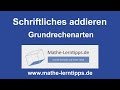 Schriftliches addieren - Erklärung und Beispiele - mathe-lerntipps.de