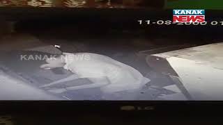 CCTV Catches Afghan Student Stealing Alcohol At Angul In Odisha