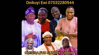 OMINIRA SUNDAY IGBOHO onikoyi sent Strong message to President Tinubu and Oba's of Yoruba land.