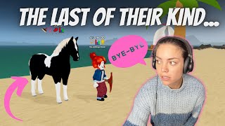 Breeding the last V1 purebred Friesians before they update! Wild Horse Island's / ROBLOX HORSE GAME