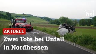 Frontalzusammenstoß: Schwerer Unfall bei Liebenau | hessenschau