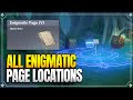 All 12 Enigmatic Pages Locations | World Quests & Puzzles |【Genshin Impact】