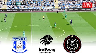 🔴MAGESI FC vs ORLANDO PIRATES LIVE TODAY ⚽ BETWAY PREMIERSHIP 2024/25 ⚽ FOOTBALL GAMEPLAY HD