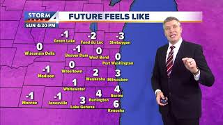 Highs struggle to break the single digits Saturday