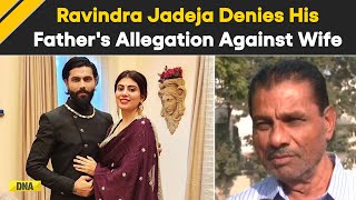 'Ignore Scripted Interviews': Ravindra Jadeja Responds To Father's Allegations Against Wife Rivaba
