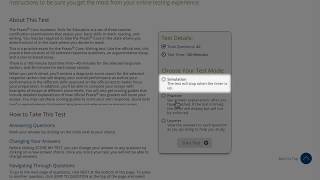 Taking a Practice Test in LearningExpress – Tutorial