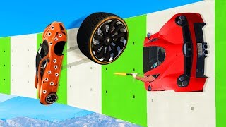 ULTIMATE STUNT TRACK WIPEOUT! - GTA 5 Funny Moments