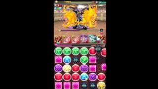 【パズドラ】第１１回チャレンジダンジョンLv10 覚醒ラーパ　ノーコン