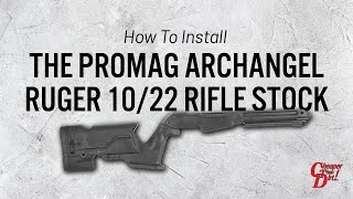 How to Install the ProMag Archangel Ruger 10/22 Rifle Stock