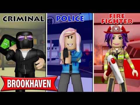 I roleplayed jobs in Brookhaven with Janet and Kate!  Roblox