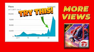 How to grow gaming channel | How to get views on your free fire videos