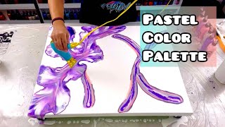 # 619 - I'M BACK!!  Playing With Pastels! - Acrylic Pouring Blow Out