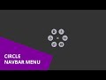 Circle Menu using HTML and CSS 3, SASS | Tutorial for Beginners