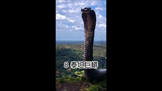 十大遠古巨獸，曾生吞恐龍 #世界之最