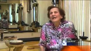 100 Year old Devotee of Gyrotonic and Pilates on KTLA (Body Design)