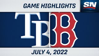 MLB Highlights | Rays vs. Red Sox - July 4, 2022
