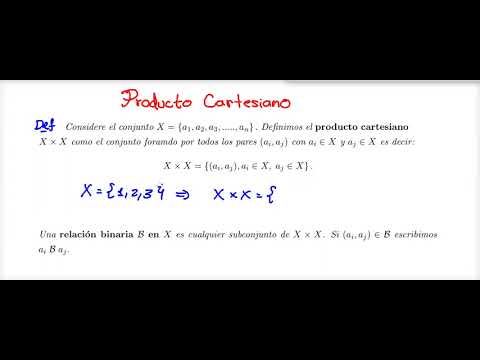 Producto Cartesiano Y Relación Binaria - YouTube